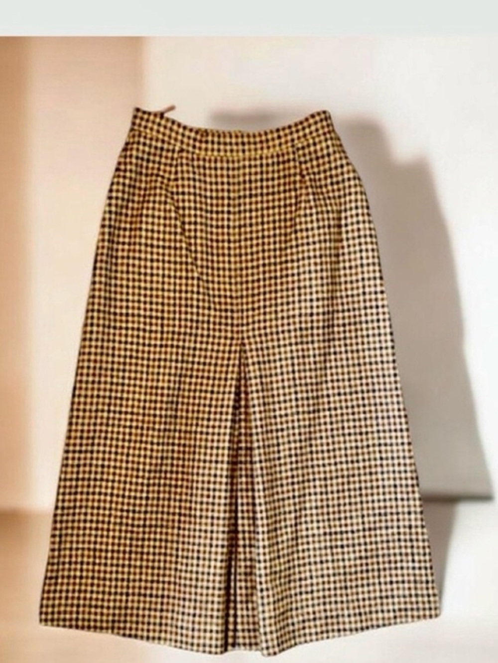 Highland Queen 💯 Pure Virgin Wool Tweed Check Skirt Size 10
